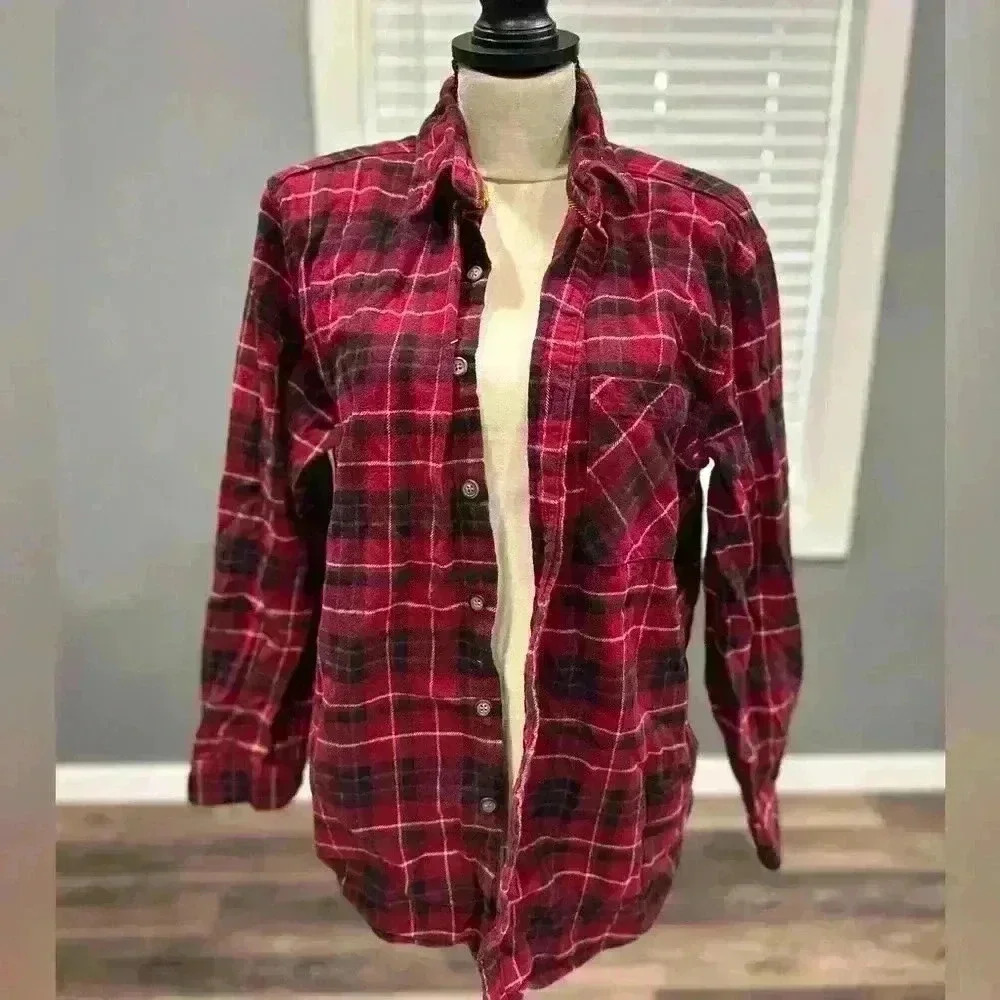 Anchorage Expedition Flannel Men’s Outdoors Size Large Hiking Camping Button up